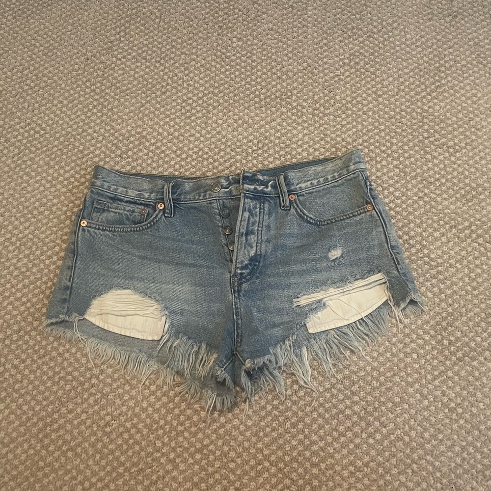 Free People Jean Shorts